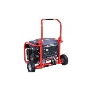 Sumec Firman Domestic Power Generator 9KW/KVA, Semi Silent, Black & Red colour, model Eco 12990ER Remote with Tyre