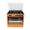 Scanfrost Electric and Gas Cooker 4Gas + 2Electric Medium Wood finish Auto Ignition model CK 9425